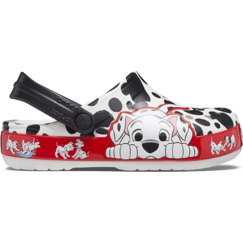 Crocs 101 Dalmatas Blanco