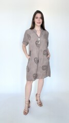 Vestido Divo Marrón