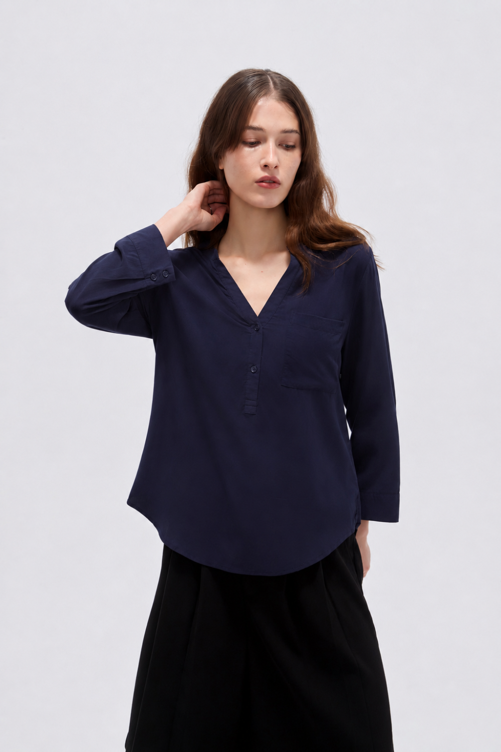 Blusa Au Azul Noche