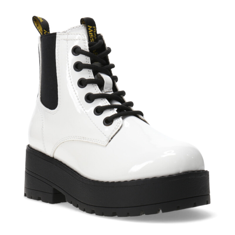 Bota de Niña Mini Miss Carol Myrdal Blanco