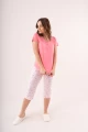 Pijama Manga Corta Capri 41553 Coral