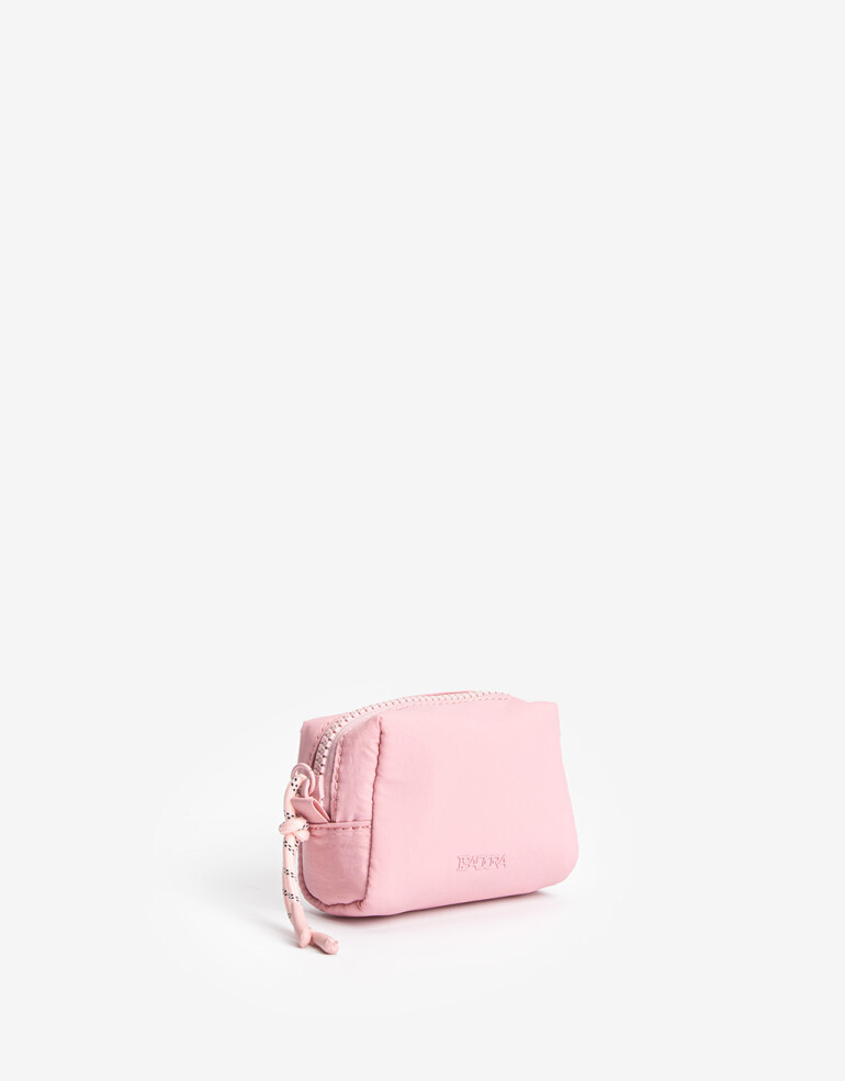 Monederos Nylon Monedero De Material Reciclado Con Cierre De Cremallera - Rosa Chicle