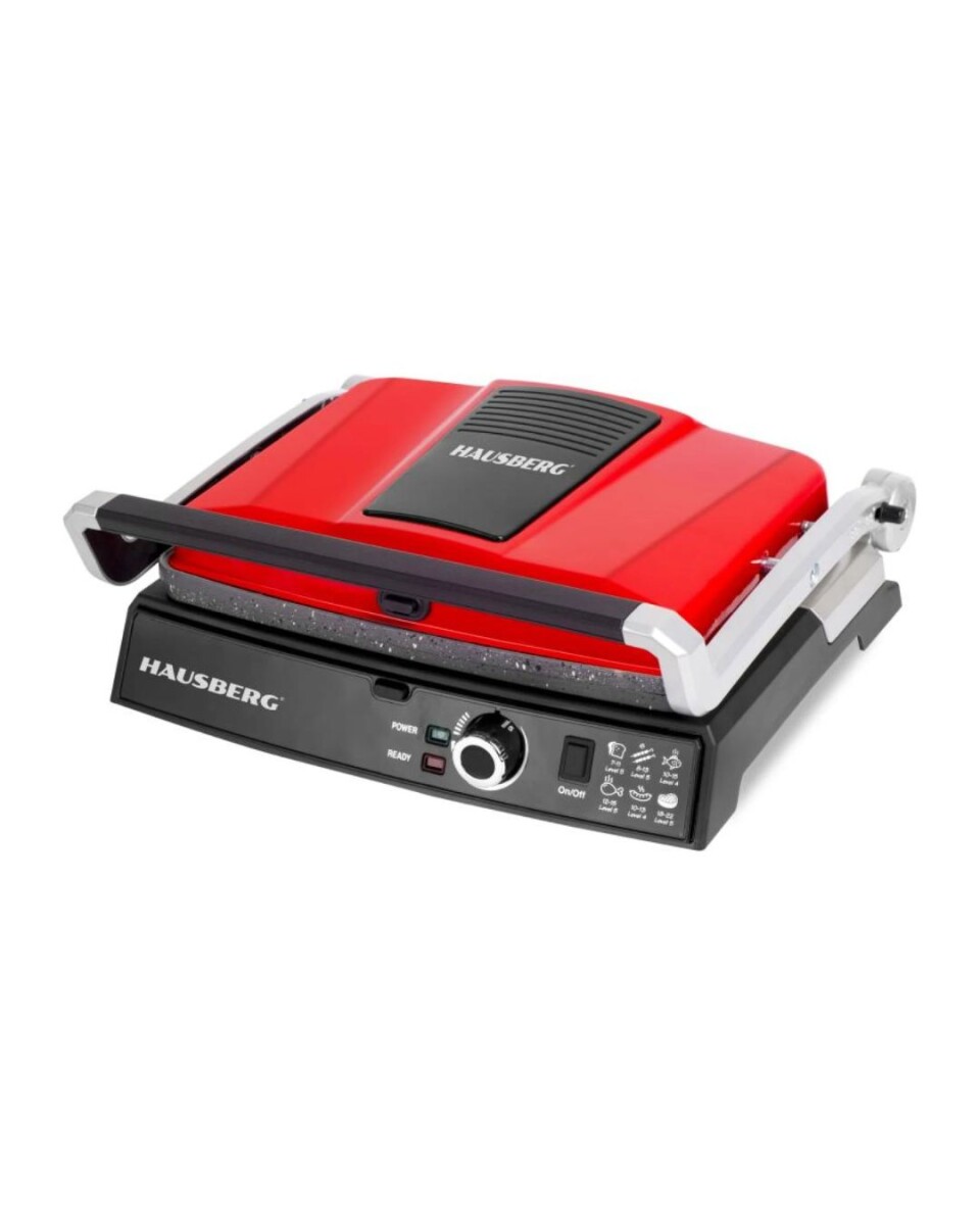 Sandwichera/ Parrilla/ Grill Rojo Hausberg 