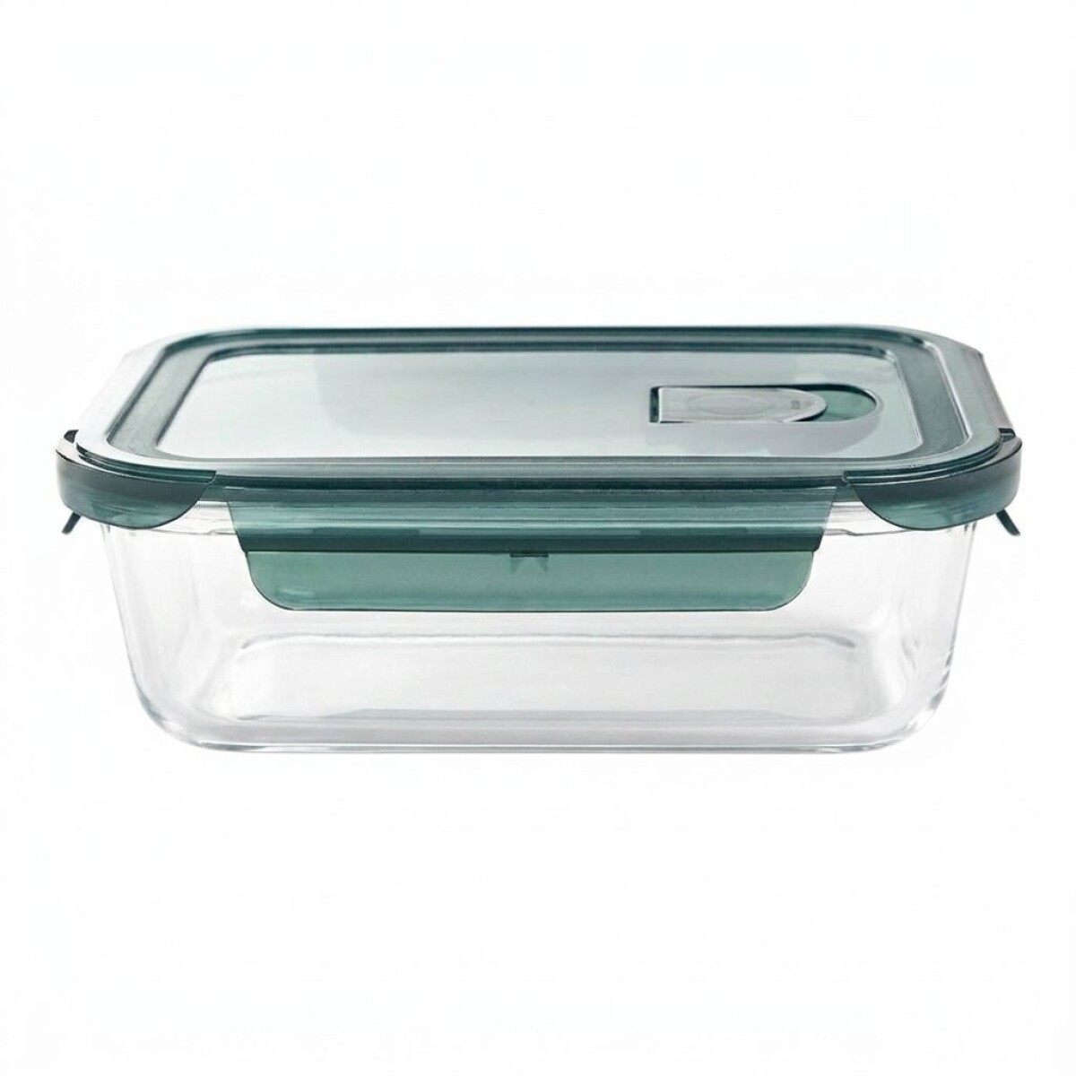 RECIPIENTE RECTANGULAR BOROSILICATO 1040ML D20.6X15.5XH6.7CM 