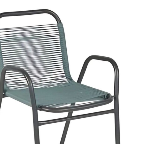Silla De Jardín Simil Ratan Verde 4643 Silla De Jardín Simil Ratan Verde 4643