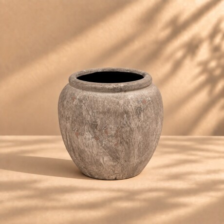 Jarrón de Cerámica Decorativo - Altura 18cm x Ø 18cm Jarrón de Cerámica Decorativo - Altura 18cm x Ø 18cm