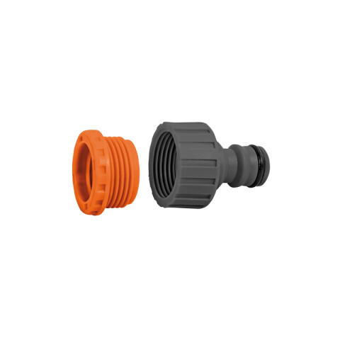 Pote x 75 adaptadores de rosca 1/2" y 3/4" p/ manguera de 1/2" TN1652