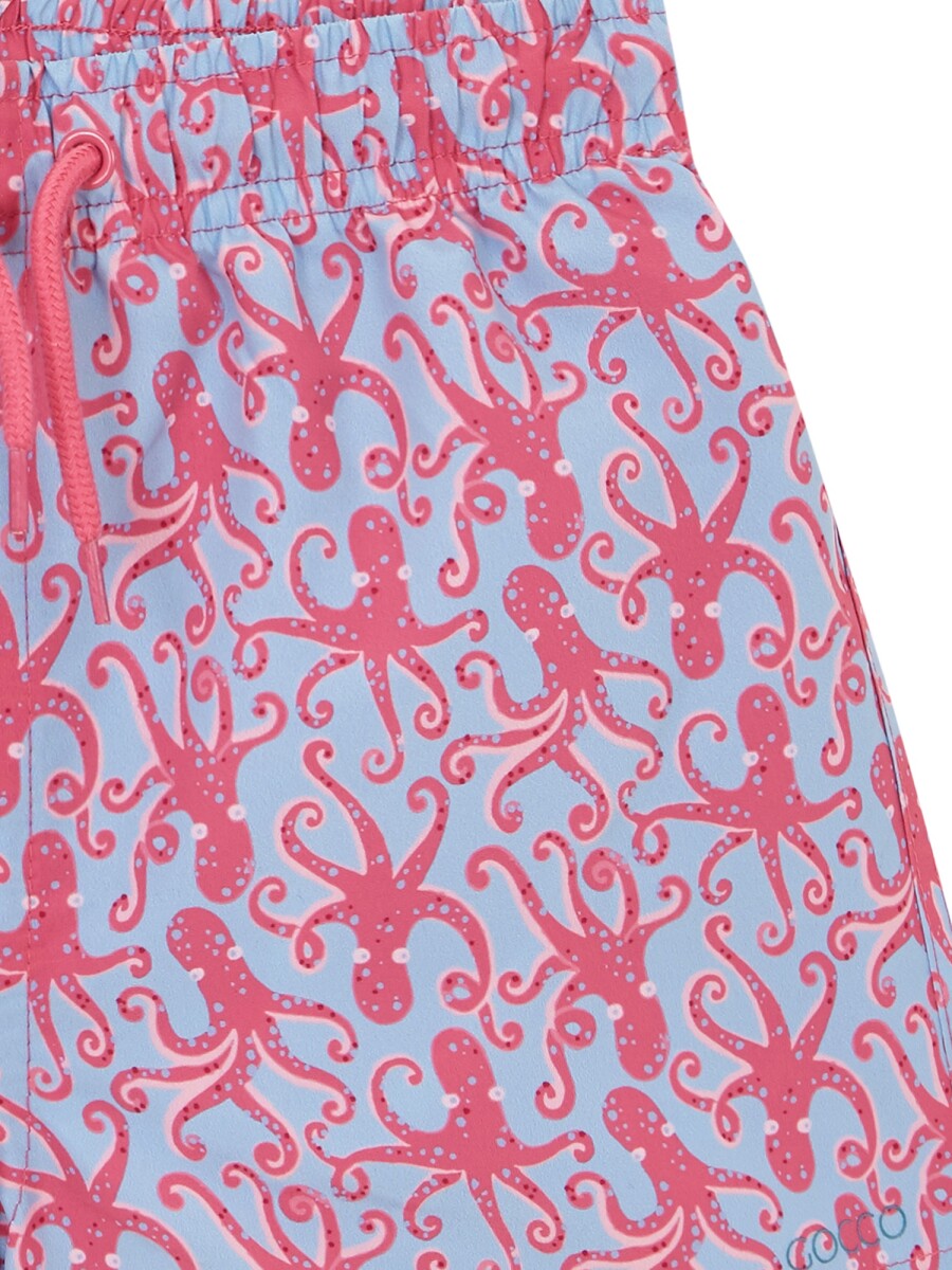 Bañador Estampado Pulpos Azul