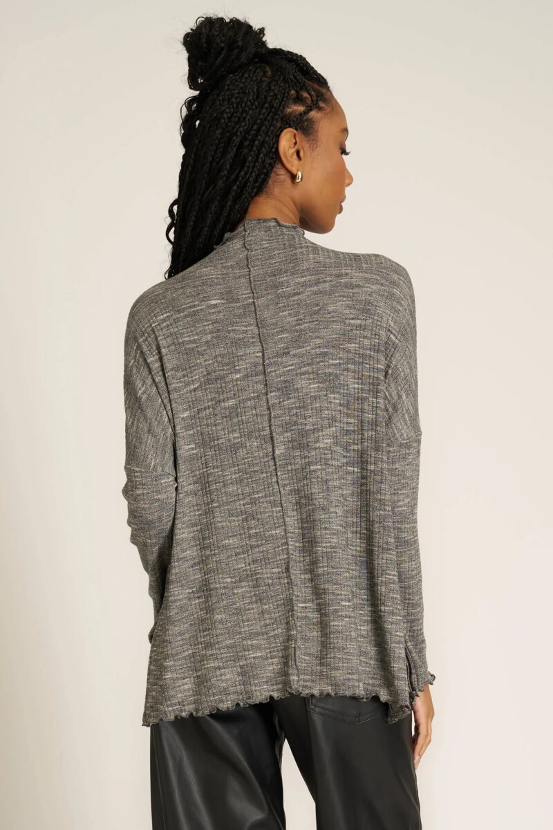 CAMISETA MANGA LARGA Gris