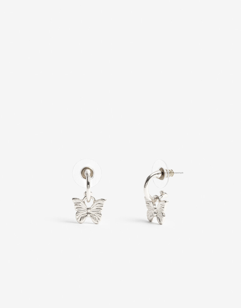 Aros Argollas Metal Aros Argollas - Plateado