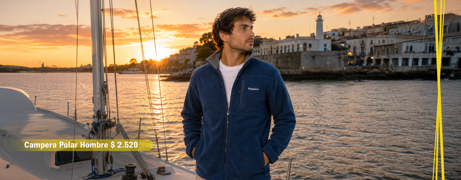 Campera Polar Pampero Hombre