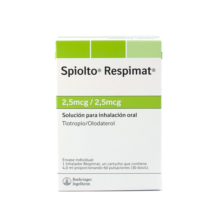 SPIOLTO RESPIMAT INHAL. ORAL FR. X 30 DO única