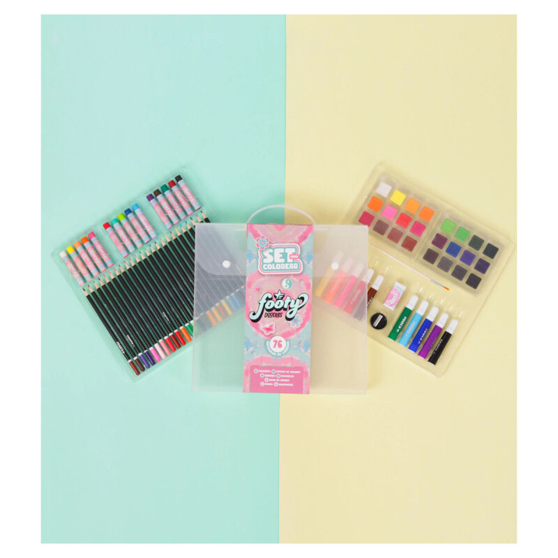 Set de arte Footy Rosa Set de arte Footy Rosa