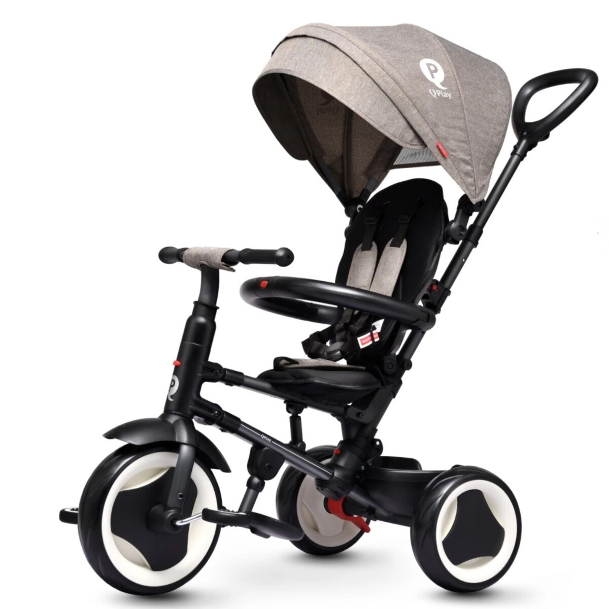 Triciclo Rito Plegable Qplay Gris 