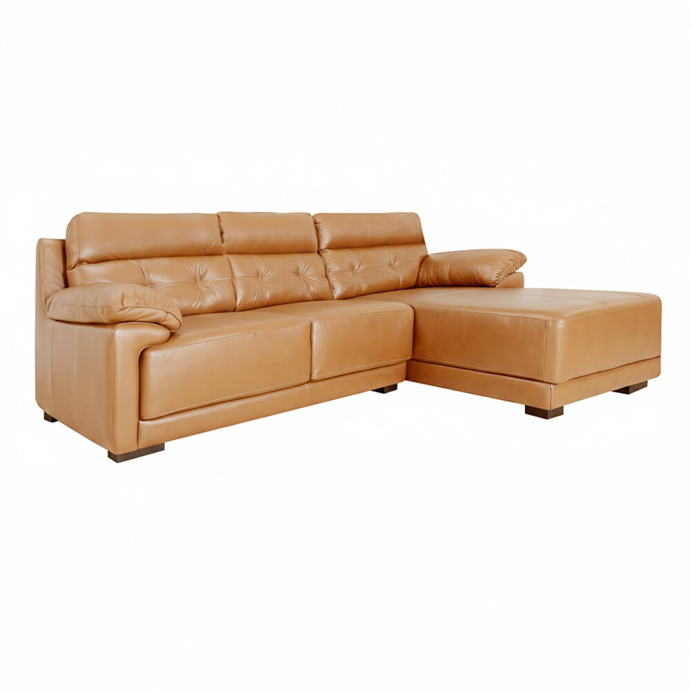 Sofá Albany - 3 cuerpos Camel - Chaise Izquierdo