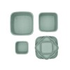 Set x3 tupper silicona KIKKABOO Verde