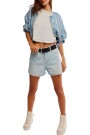 SHORT TIPPI DENIM Celeste