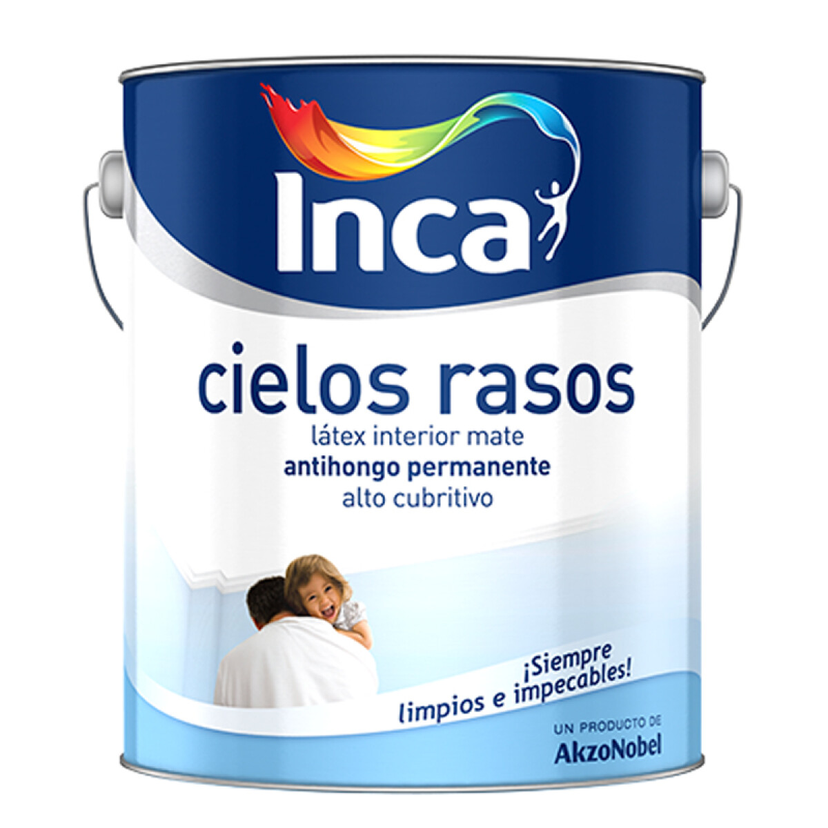 CIELOS RASOS ANTIHONGOS BLANCO 4L INCA ++ - N/a 