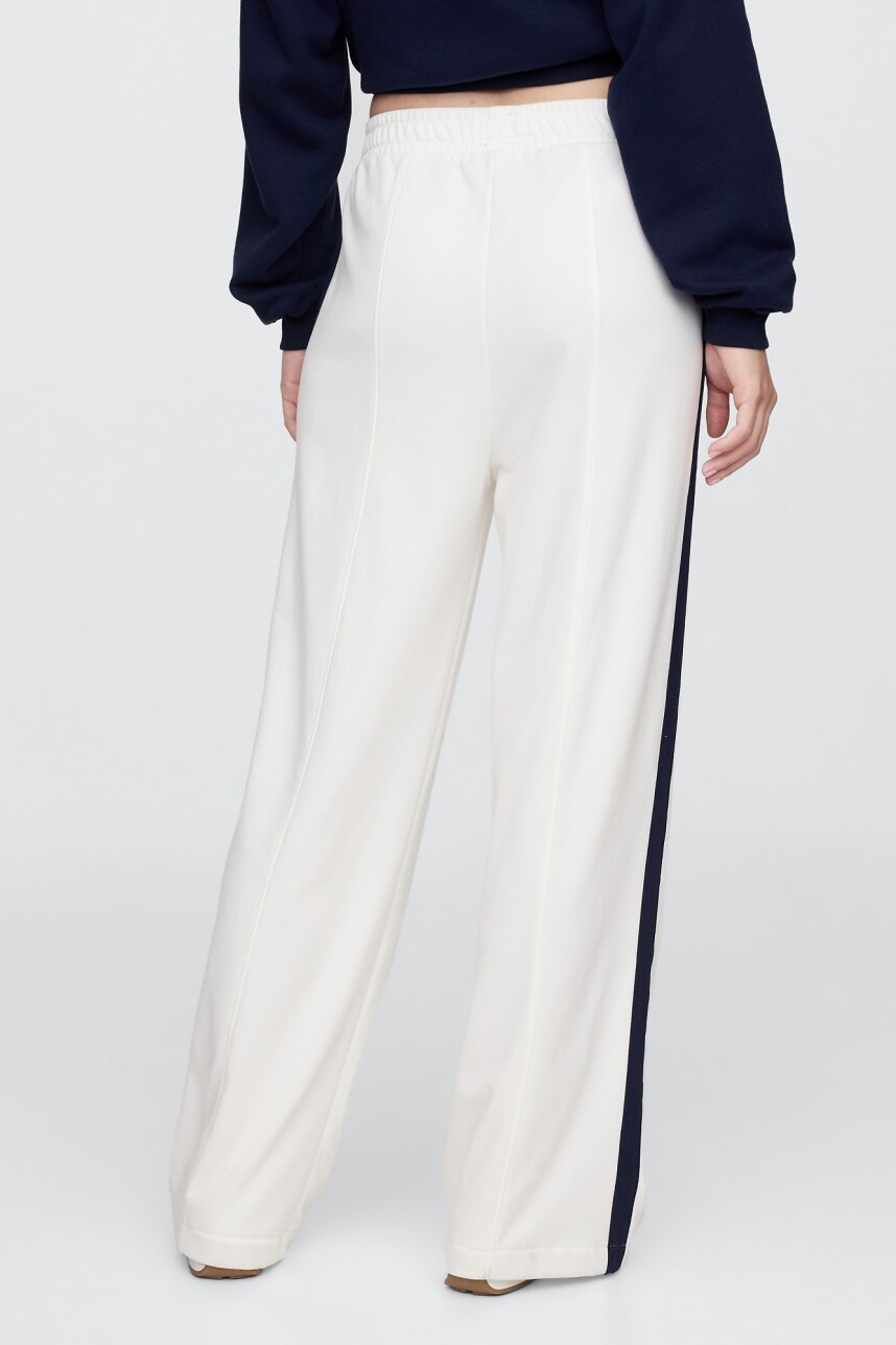 Pantalón Deportivo Logo Gap Sin Felpa Mujer New Off White