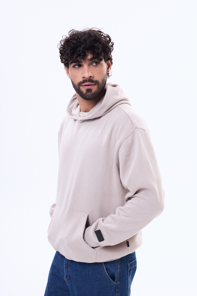 Buzo de felpa Curitiva Beige