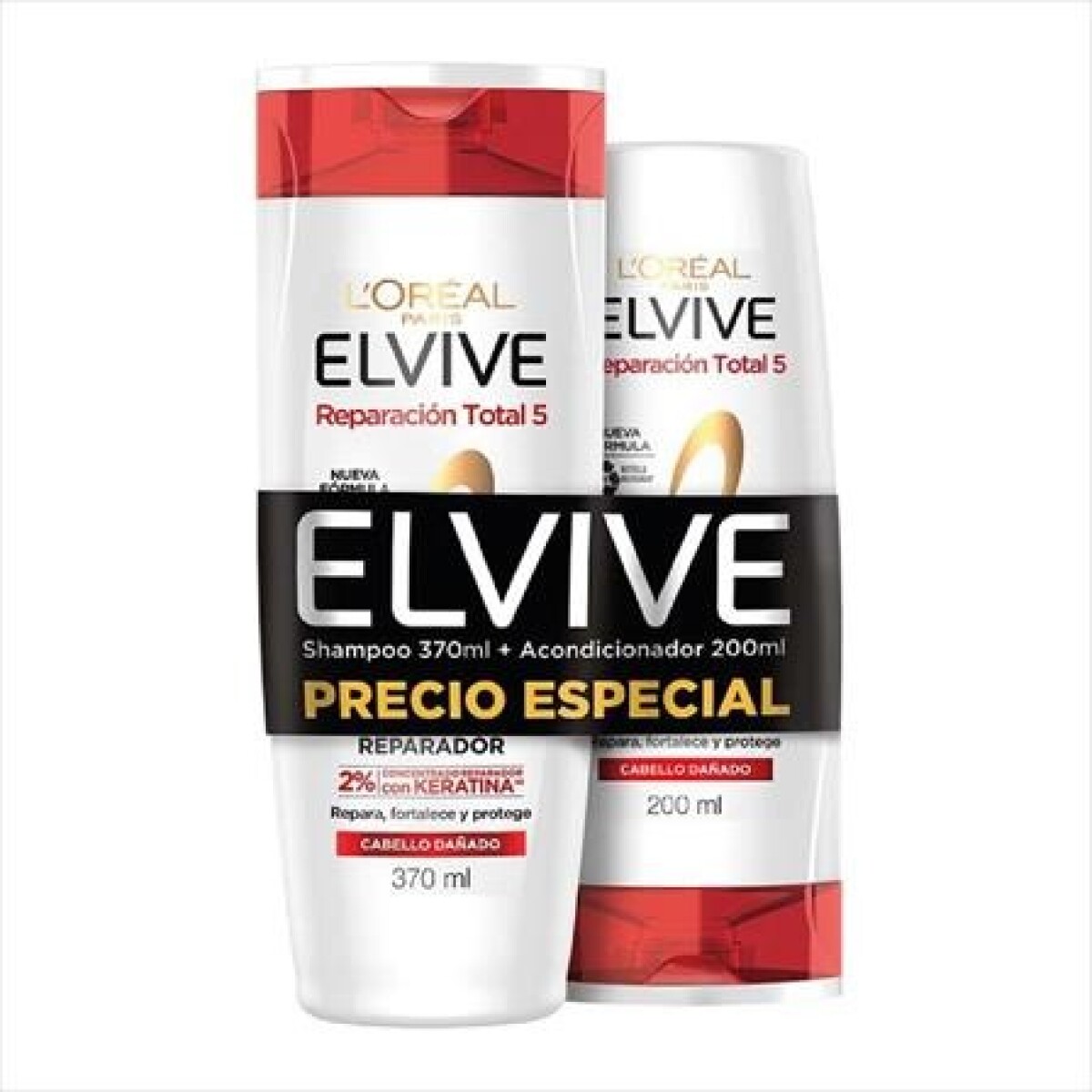 SHAMPOO - ACO PACK ELVIVE 370+200ML TOTAL 5 