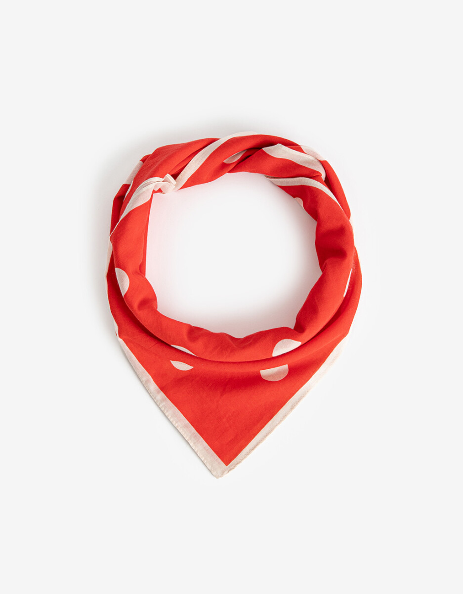 Pañuelo Raso Lunares 