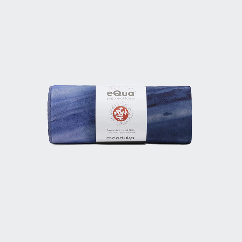 eQua® Manduka Toalla De Yoga Azul