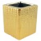 Maceta Decorativa Rectangular Dorado