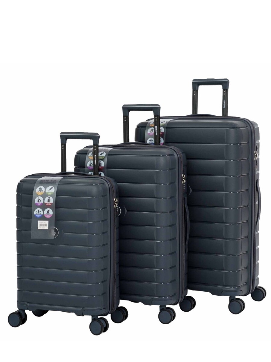 Set Valijas Panam - Grafito 