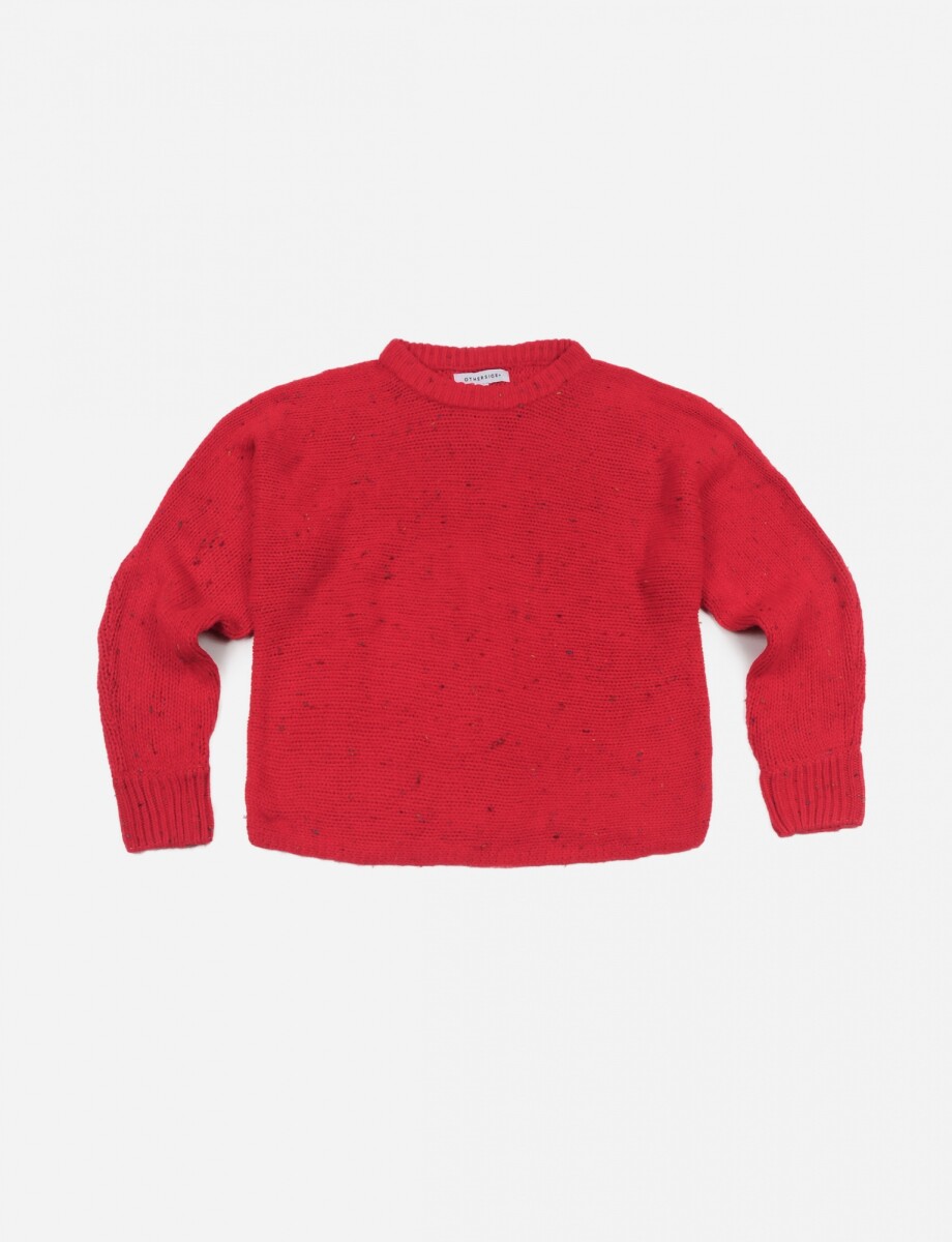 Sweater a la base - ROJO 