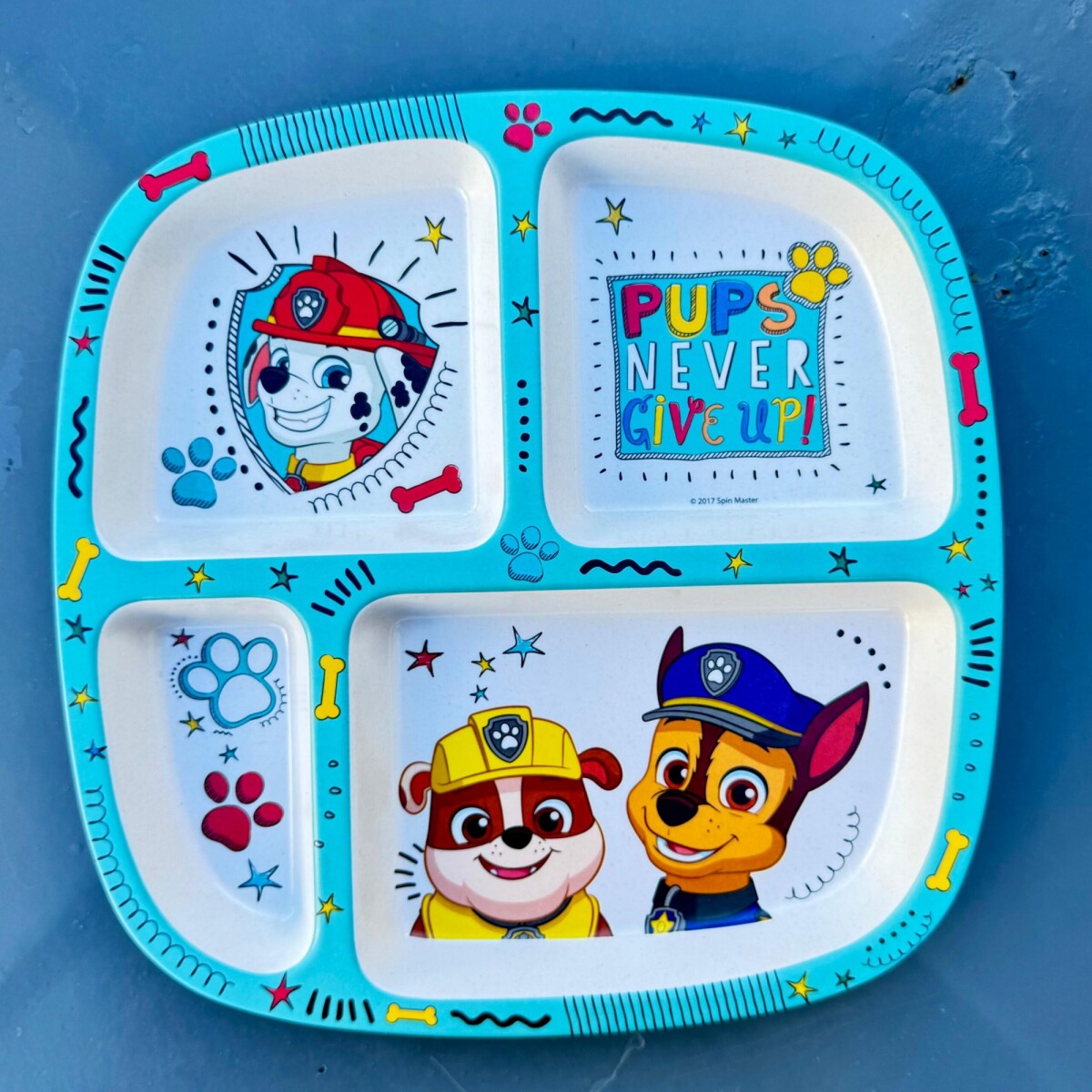 Plato Bamboo C/Repart P Masc Paw Patrol 