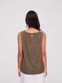 Musculosa Calvagh Verde Oliva Oscuro