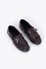 ZAPATO FRINGES Bordo