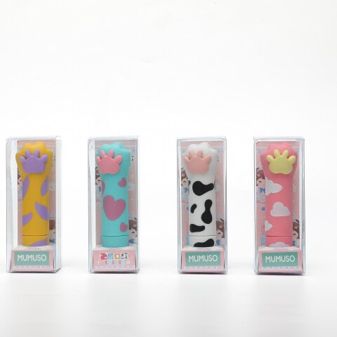 GOMA DE BORRAR CON FORMA DE LABIAL (PATITA DE GATO) GOMA DE BORRAR CON FORMA DE LABIAL (PATITA DE GATO)