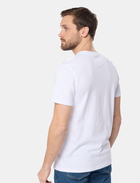 REMERA ESTAMPADA DE ALGODÓN Blanco