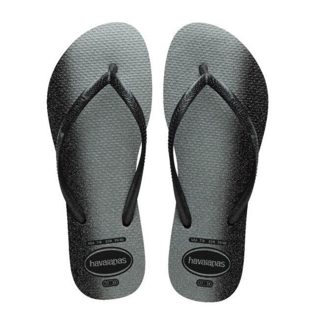 Sandalias de Mujer Havaianas Slim Gloss Negro