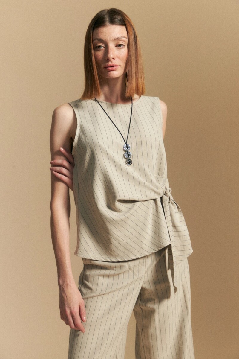 BLUZA ALLIE PULSO - TOSTADO 