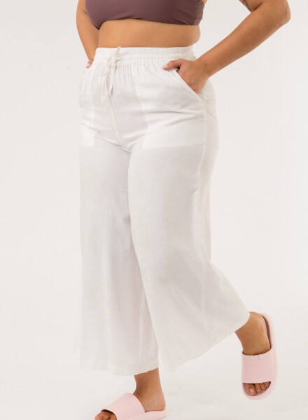 Pantalon river Blanco