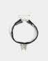Chokers Con Mariposas Choker Cinta Con Mariposa - Plateado