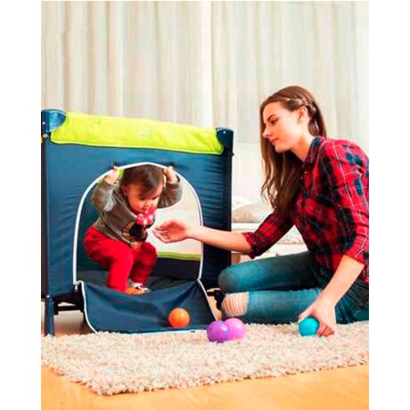 Practicuna con Cambiador Lumax Plegable y Transportable Azul