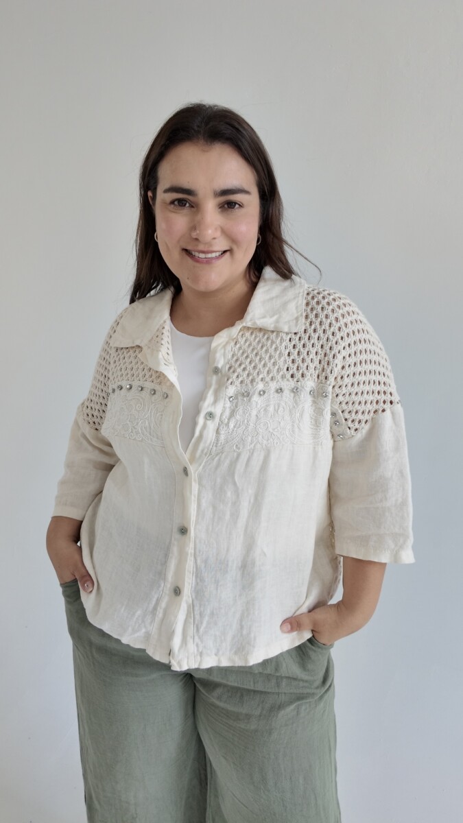 Camisa Esencia - Beigeb 