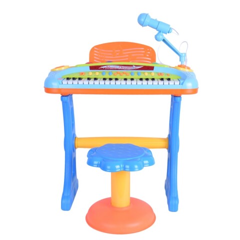 OUTLET Piano de pie con banco luz y sonido 50x10x47cm Outlet Piano De Pie Con Banco Luz Y Sonido 50x10x47cm