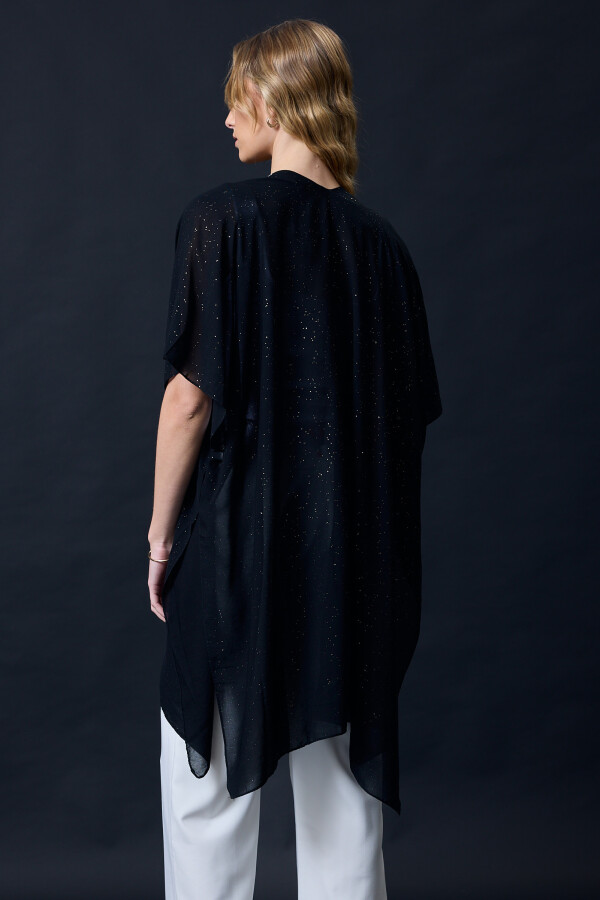 Kimono Noche NEGRO/PLATEADO