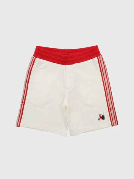 Moncler Kids- Bermuda deportivo Blanco