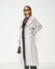 TRENCH LARGO GRIS DE JEAN GRIS