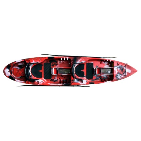 Kayak Caiaker New Foca Camo Rojo
