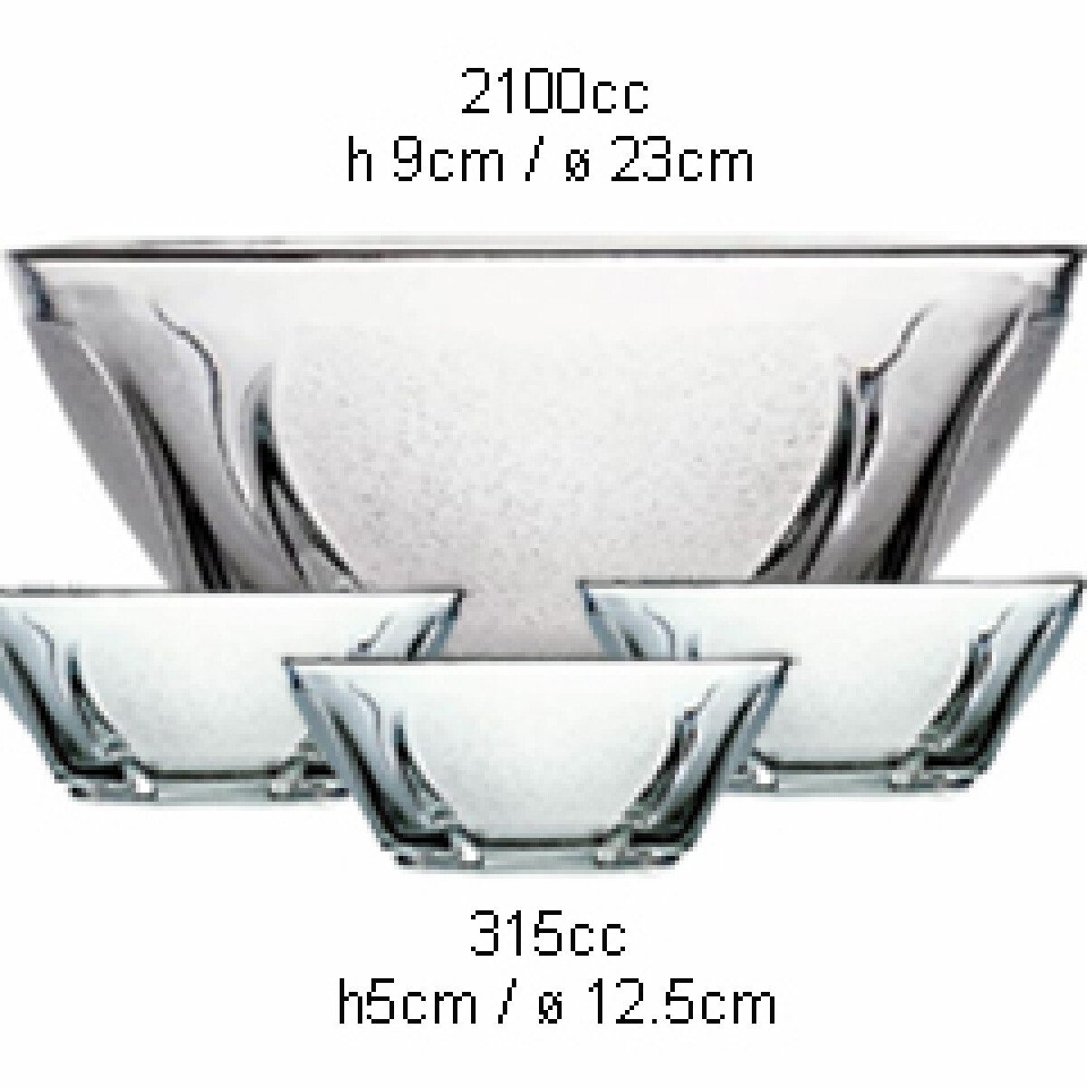 JUEGO 7PZAS ENSALADERA+COMPOTERAS BURAK ARTCRAFT 