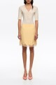 FALDA MINI ENCAJE Amarillo