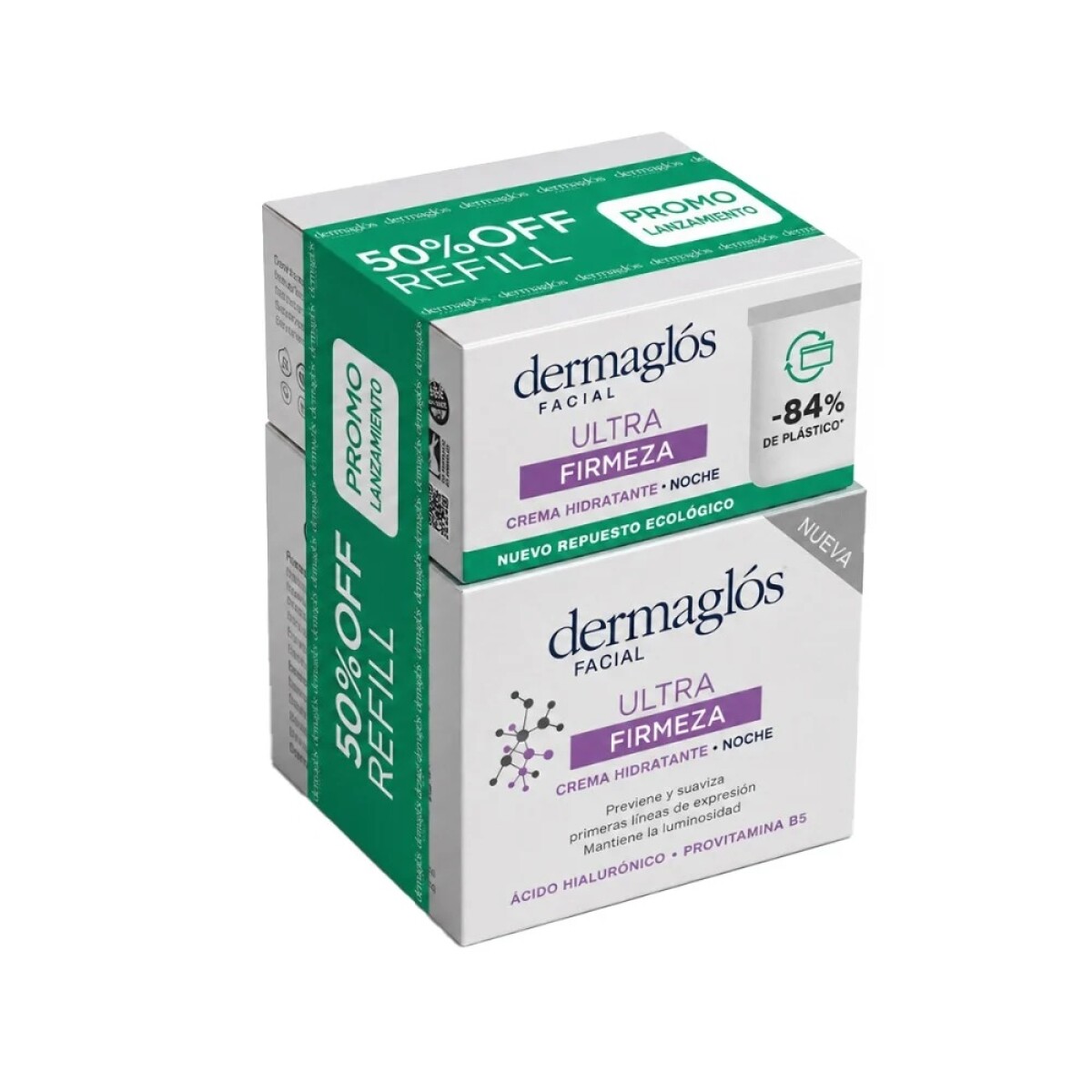 Dermaglos Facial Ultra Firmeza Noche 50 Grs. + Refill 