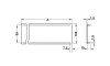 Rejilla de ventilación 500 cm 500-b